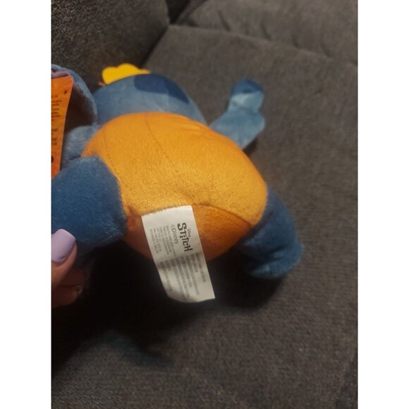 Disney Lilo & Stitch Halloween Jack-O-Lantern Pumpkin 8 Plush NWT Stuffed Animal - Picture 8 of 11